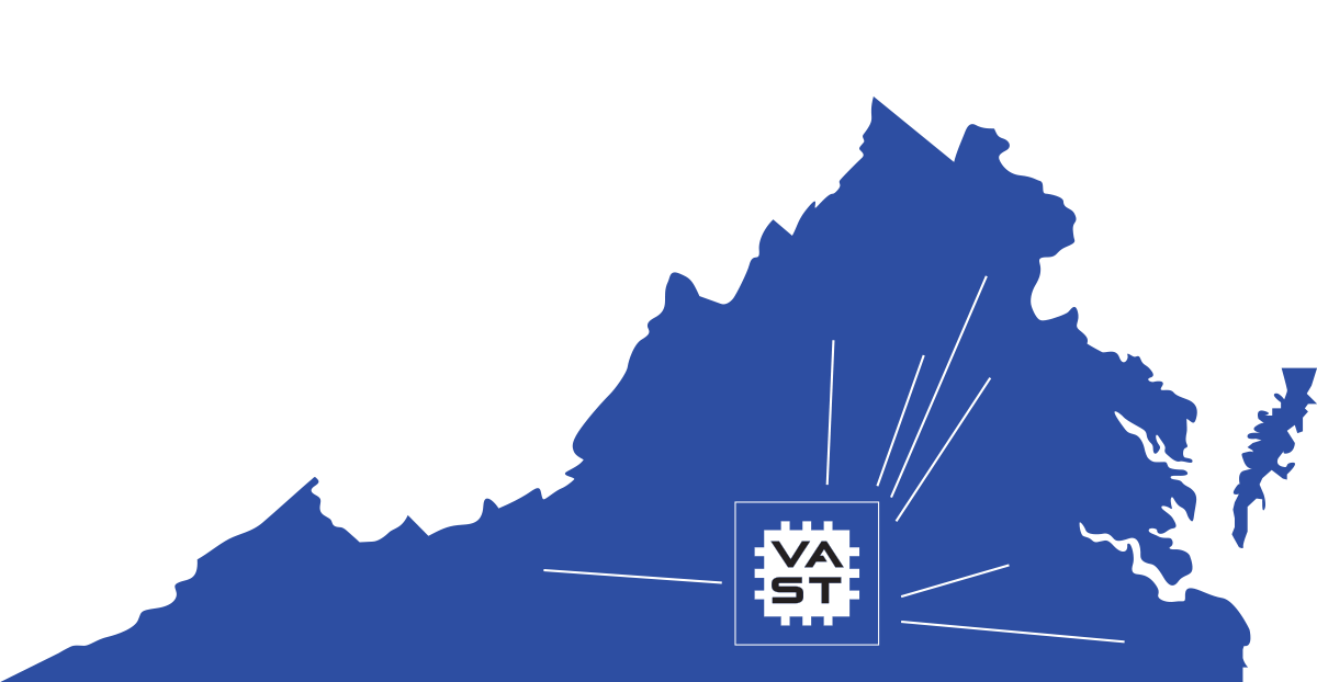 Virginia map of VAST Locations